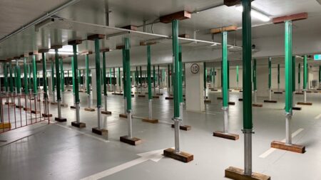 Jacks installed in Queensland Cultural Centre car park amid load-bearing fears