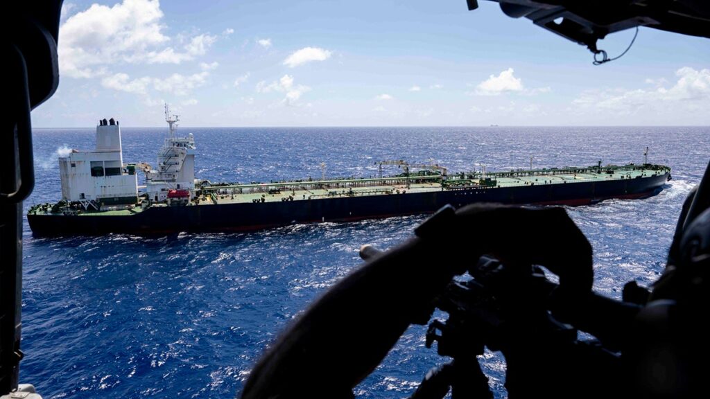 US forces interdict another fugitive tanker ship in Indian Ocean