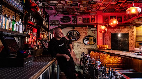 Dane Gorrel inside his club. 