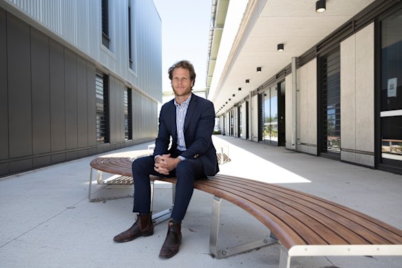 Principal Nathan Lawler hopes the new school’s design will provide students with an environment in which they feel they belong and are safe