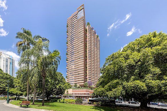 An artist impression of the plans for 70-82 Wickham Street in Fortitude Valley, put together by Cottee Parker.