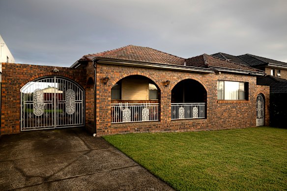 The North Ryde home where Baghsarian was abducted on February 13.