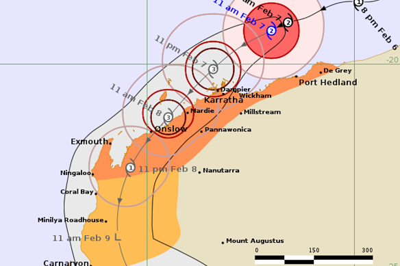 Cyclone Mitchell is likely to intensify into a category 3 system.