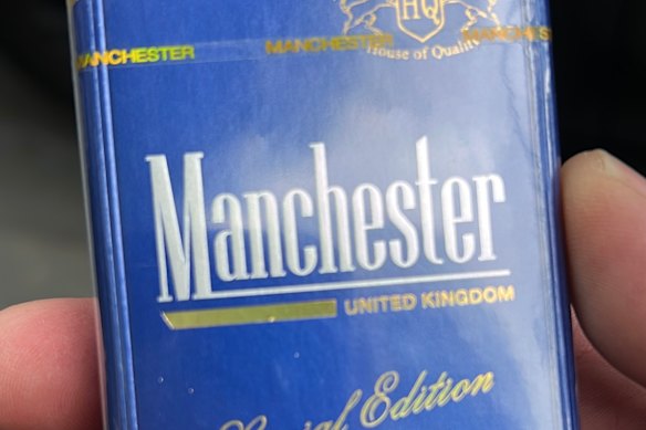 The illegal cigarettes The Age bought just metres from the headquarters of regulator Tobacco Licensing Victoria.