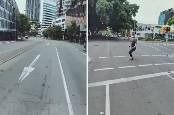 The boys allegedly narrowly dodged pedestrians and rode on the wrong side of the road.