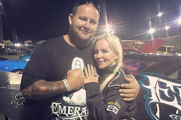 Nick Martin and his wife Amanda.