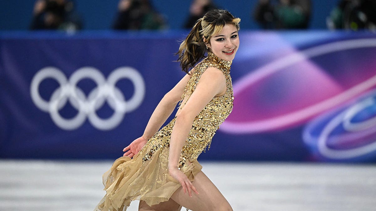 Alysa Liu skates on ice