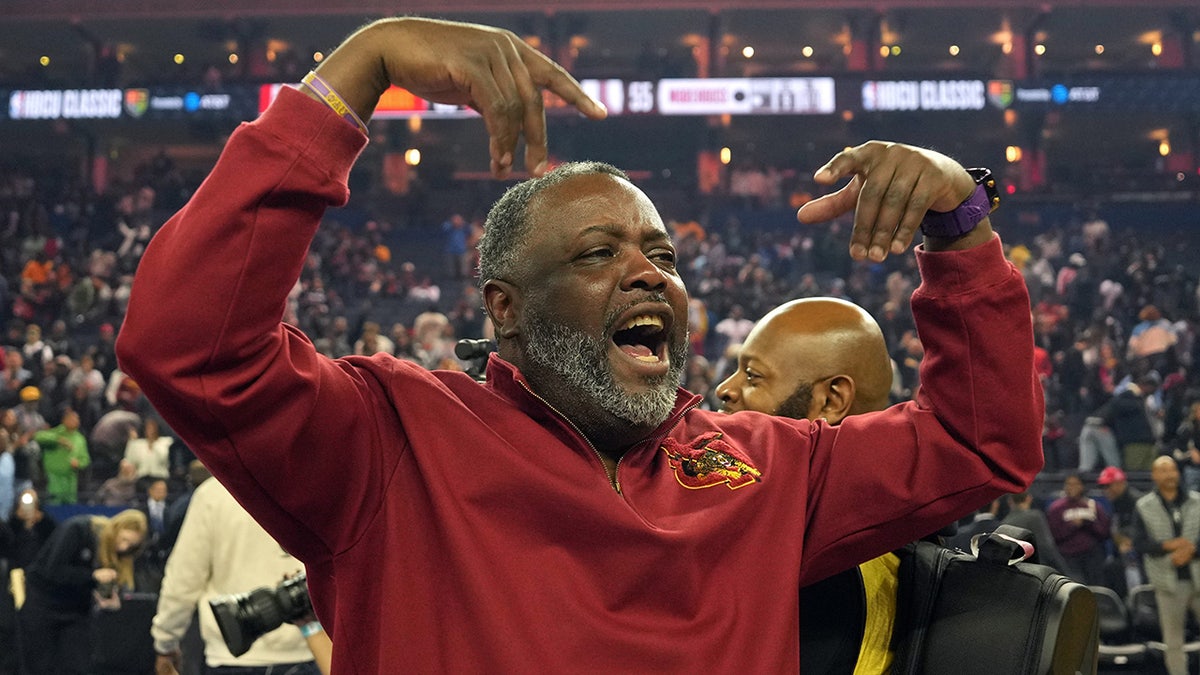 Benjy Taylor reacts on court