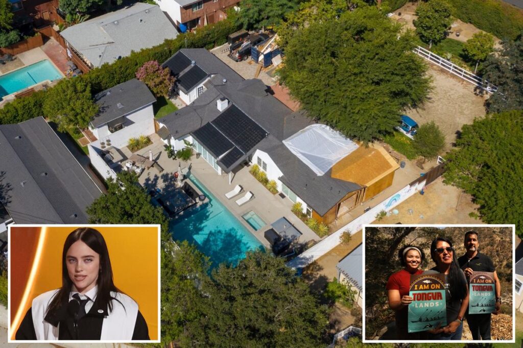 Native American tribe that owns land under Billie Eilish’s LA mansion has message for virtue-signaling singer