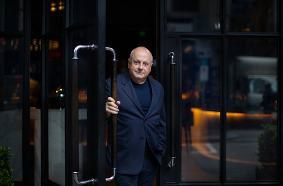 Chris Lucas at Grill Americano, Melbourne, ahead of his interview with The Age.