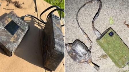 Burglars caught spying on homes with hidden camouflaged cameras before striking neighborhoods