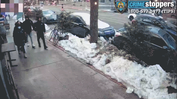 Gif of group of people walking