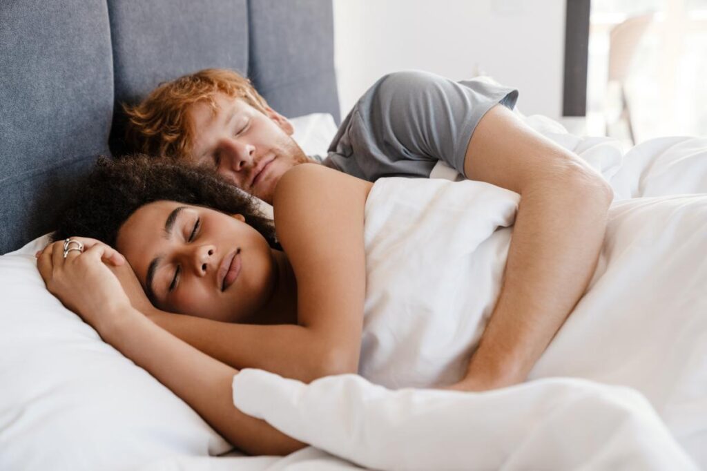 Having a smaller bedtime gap can lead to a happier marriage, new survey reveals
