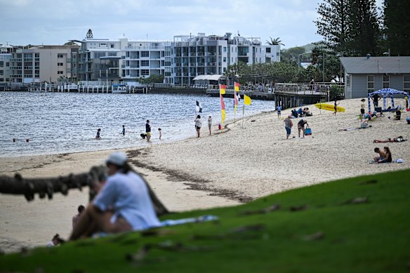 The water quality at Caloundra is not regularly tested by the council, but was tested by Queensland Health last year.