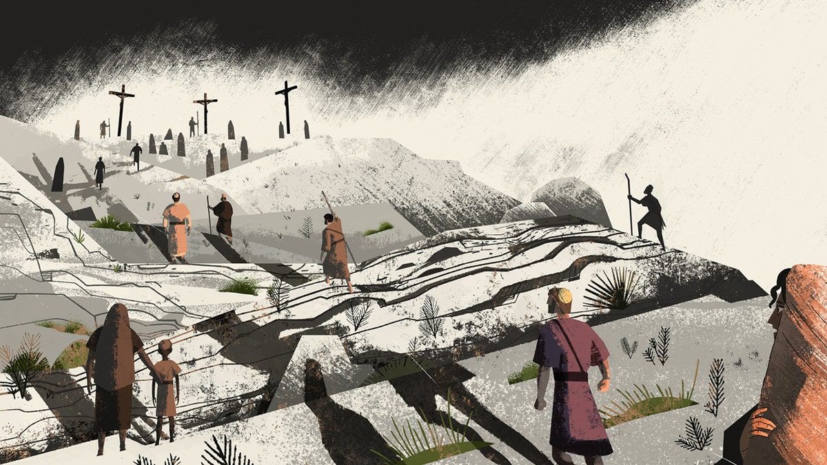 "Young people, especially, are looking for that purpose and meaning — and I think it can only be found in the person of Jesus," said Tebow. Shown here, another illustration from the new book.Â