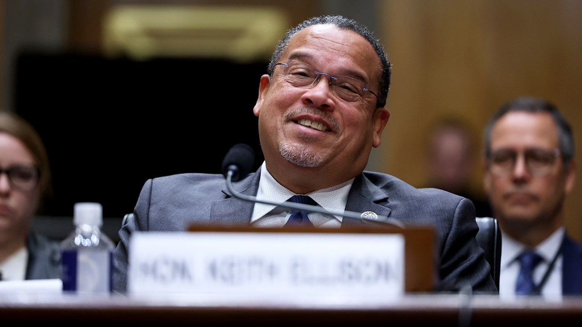 Minnesota Attorney General Keith Ellison at Senate hearing