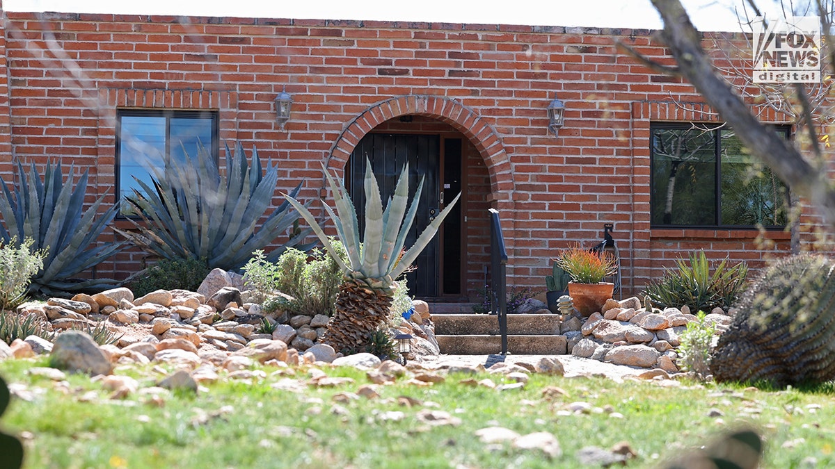 Nancy Guthrie’s house and driveway in Tucson, Arizona.
