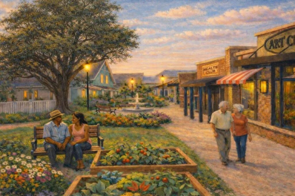 $40 million ‘dementia village’ will include a restaurant, spa and grocery store — and housing for caretakers