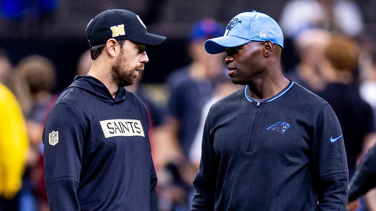 Klint Kubiak with the Saints