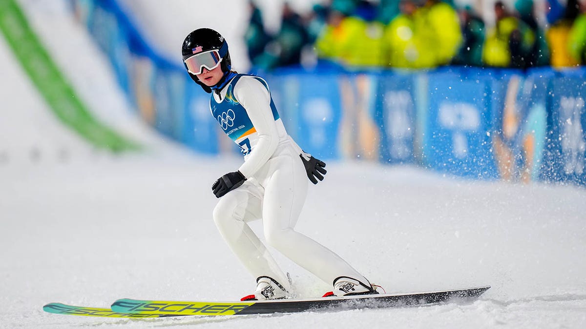 Annika Belshaw hits the brakes