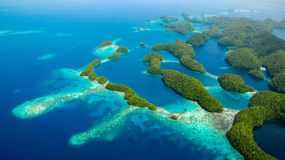 Palau, an island in the Philippine Sea, Northern Pacific Ocean,