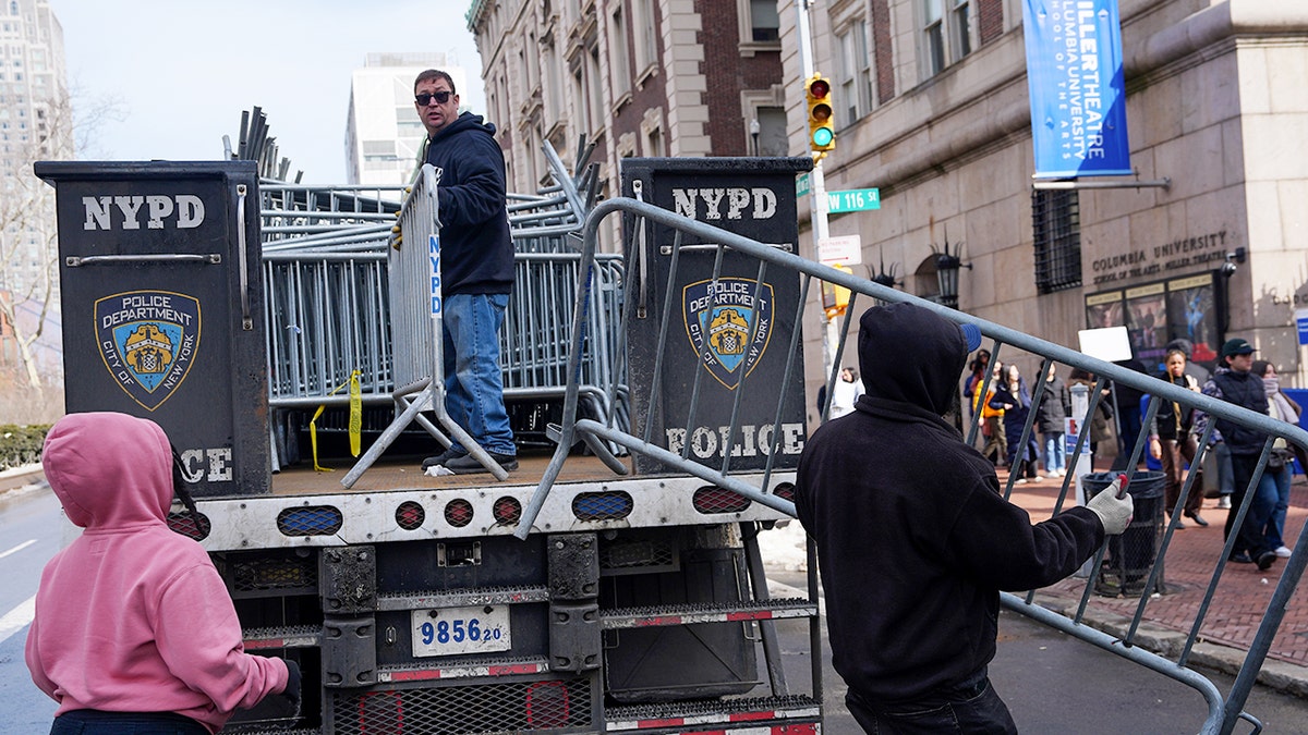 Barricades at Columbia University