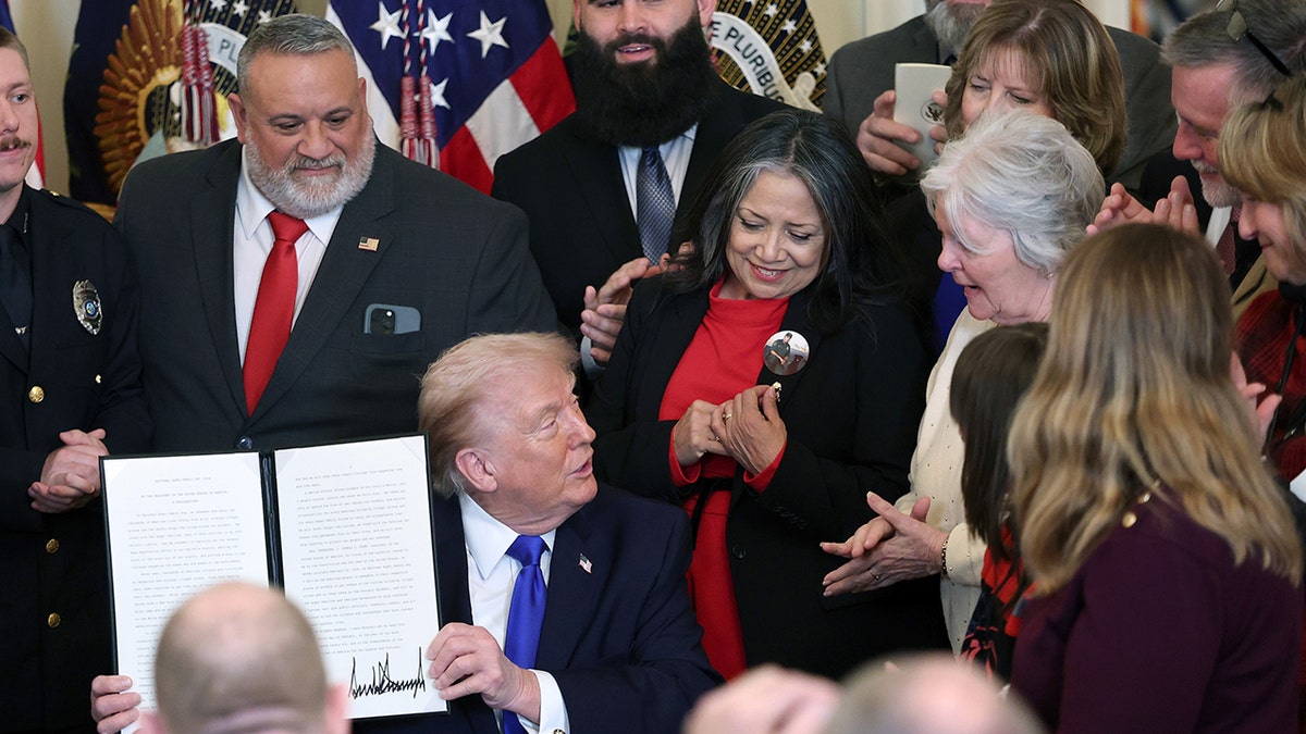 President Donald Trump at Angel Families event