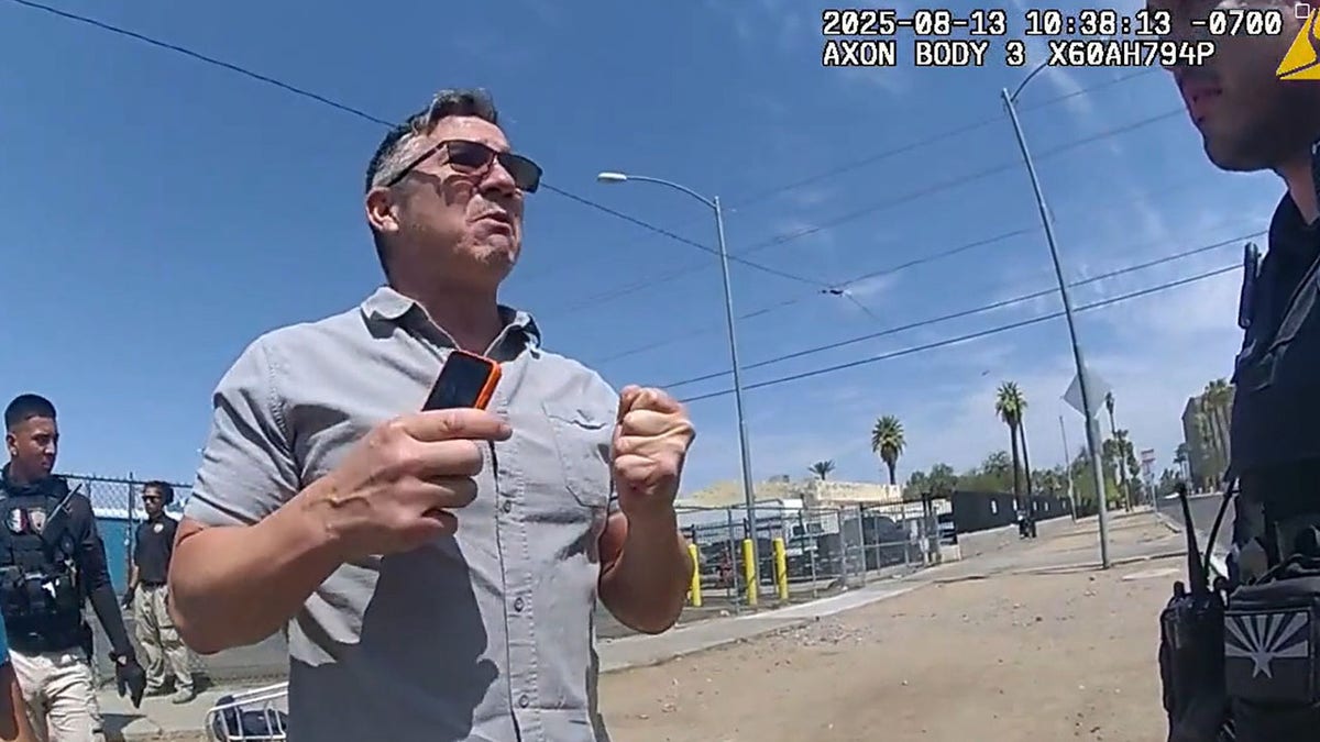 Seth Lachica seen on police bodycam footage.