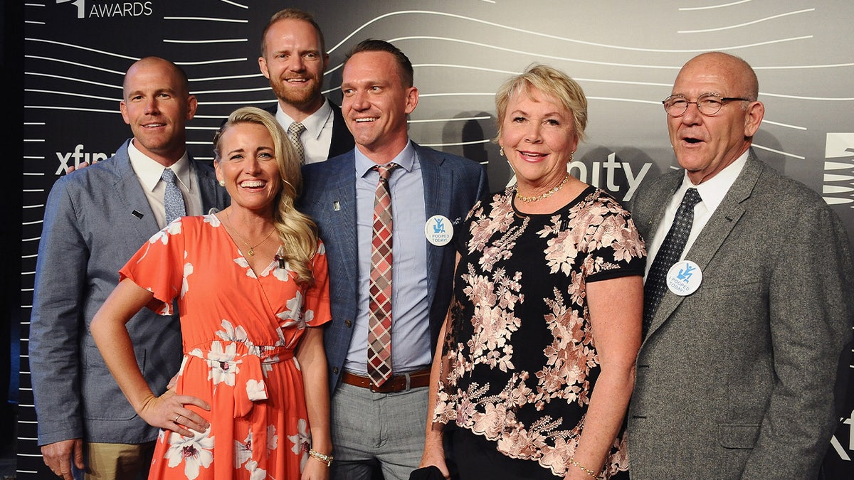 Robert Edwards and family at the 20th Annual Webby Awards.