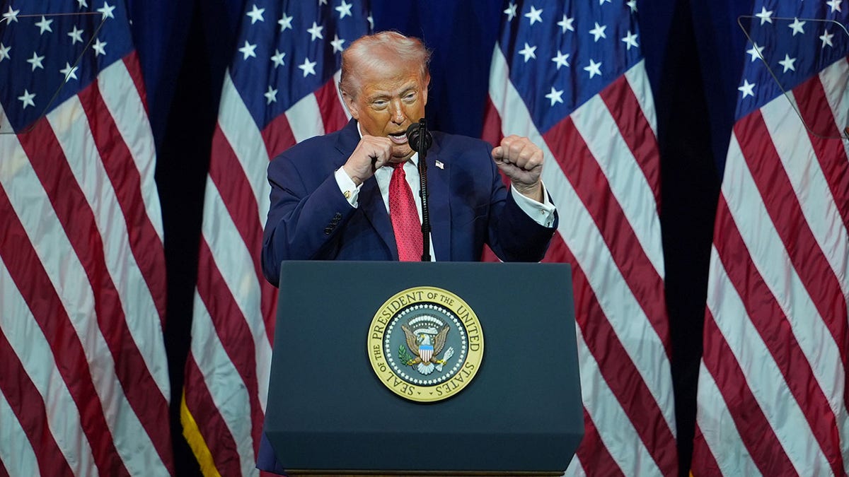 Donald Trump at a House GOP retreat