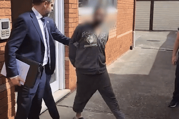 Ibrahim Helmy was arrested on September 26 after detectives found him hiding in a cupboard at a home in south-western Sydney.