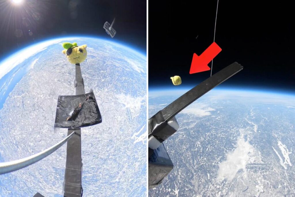Space cadet — Stuffed animal dropped from Earth’s stratosphere