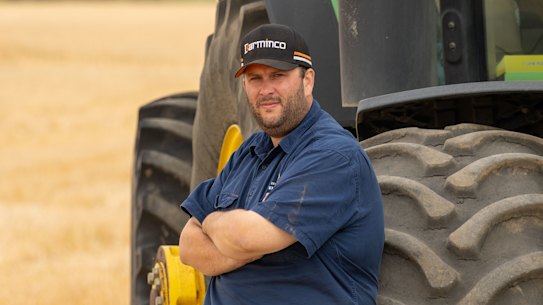 Cropping farmer Nick Emin on his Talbot West farm in WA is concerned that diesel fuel shortages will affect his seeding.