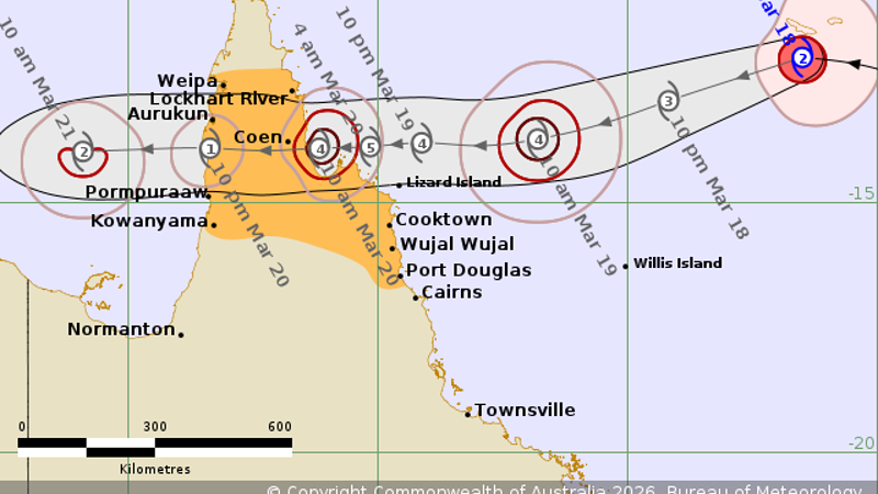 Category 5 storm could smash into Queensland coastline