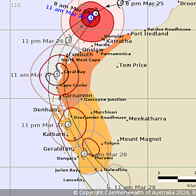 The latest track map showing Narelle’s planned path.
