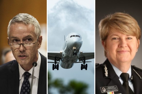 CCC chair Bruce Barbour (left) travelled to Northern Ireland this time three years ago with assistant police commissioner Cheryl Scanlon (right) and police union president Ian Leavers to look into its “gold standard” police oversight scheme.