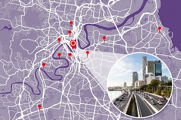 Most of the Brisbane participants lived in the inner-city.