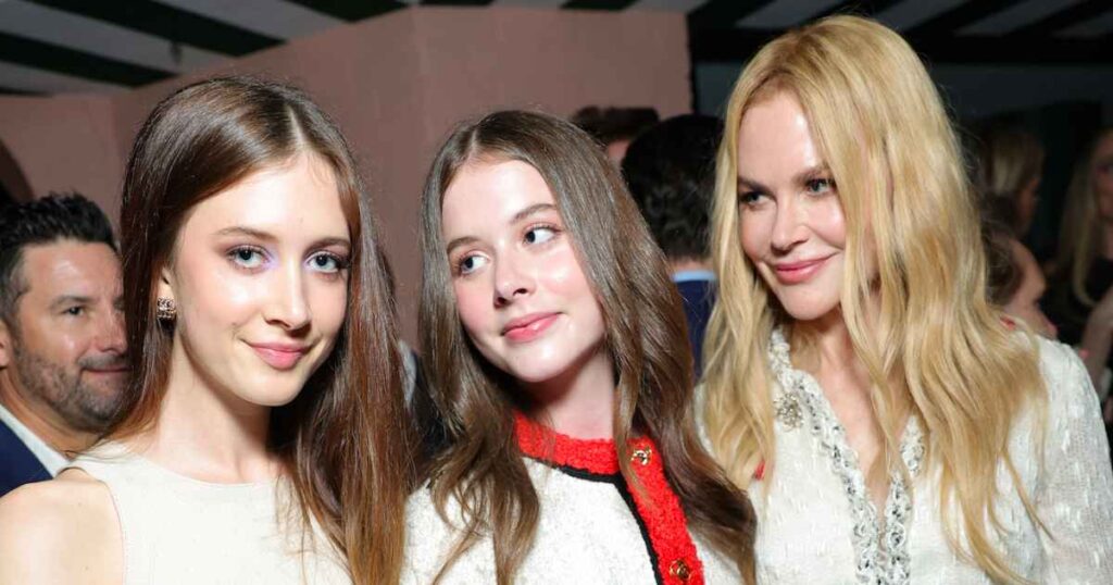 Nicole Kidman Brings Daughters Sunday, 17, and Faith, 15, to Pre-Oscars Party After Settling Divorce