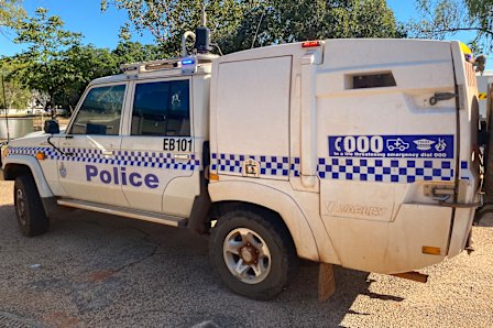 Police were called to the house on Friday.