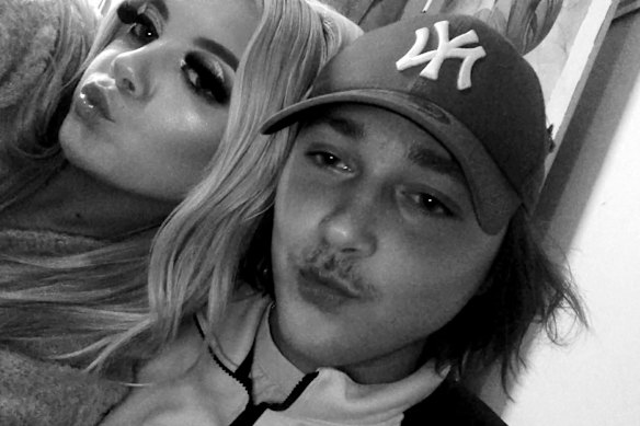 Shanae Faralla (left) with Becker, whom she described as the “purest soul” and optimistic about life. 