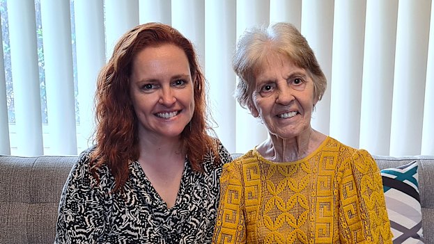 Angie List with her mum, Helen “Hem” Lister on Mother’s Day 2024, a year after she was diagnosed with Alzheimer’s disease.
