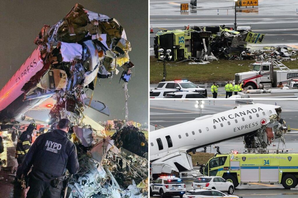 Air Canada flight attendant on LaGuardia plane was strapped to jumpseat and ejected during deadly crash