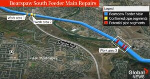 City of Calgary to provide update on water restrictions, feeder main repairs