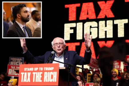 Mamdani skips Bernie Sanders’ Bronx ‘Tax the Rich’ rally as tensions over lefty legislation mount with Gov. Hochul