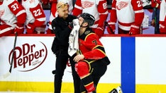 Team USA star Brady Tkachuk bloodied after hit, receives game misconduct in NHL return