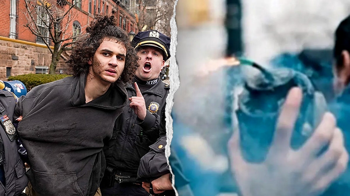 Split image of Emir Balat and an alleged homemade explosive