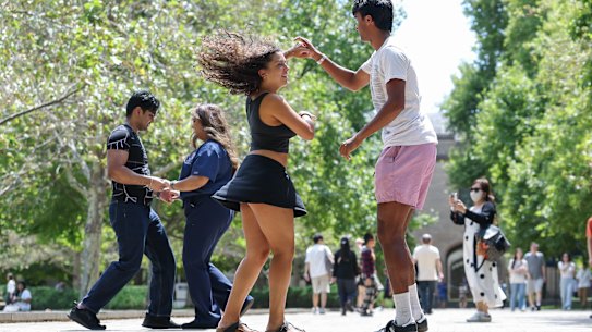 Melbourne University students run a bunch of clubs including DanceSport, which aren’t focused on drinking.