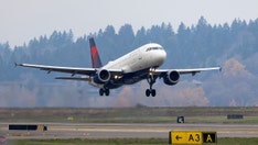 Delta pilot tells control tower 'we lost left engine' as flight ignites runway fire