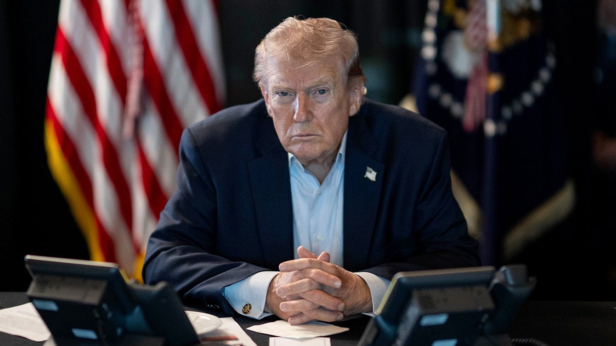 Trump monitors strikes on Iran 