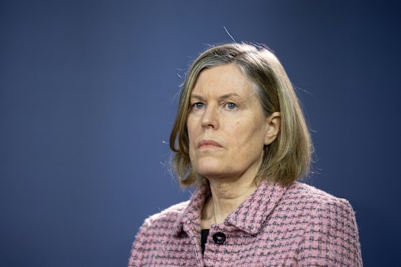 Chief health officer Dr Kerry Chant chaired an expert panel that examined the evidence and declared the cases a cluster.